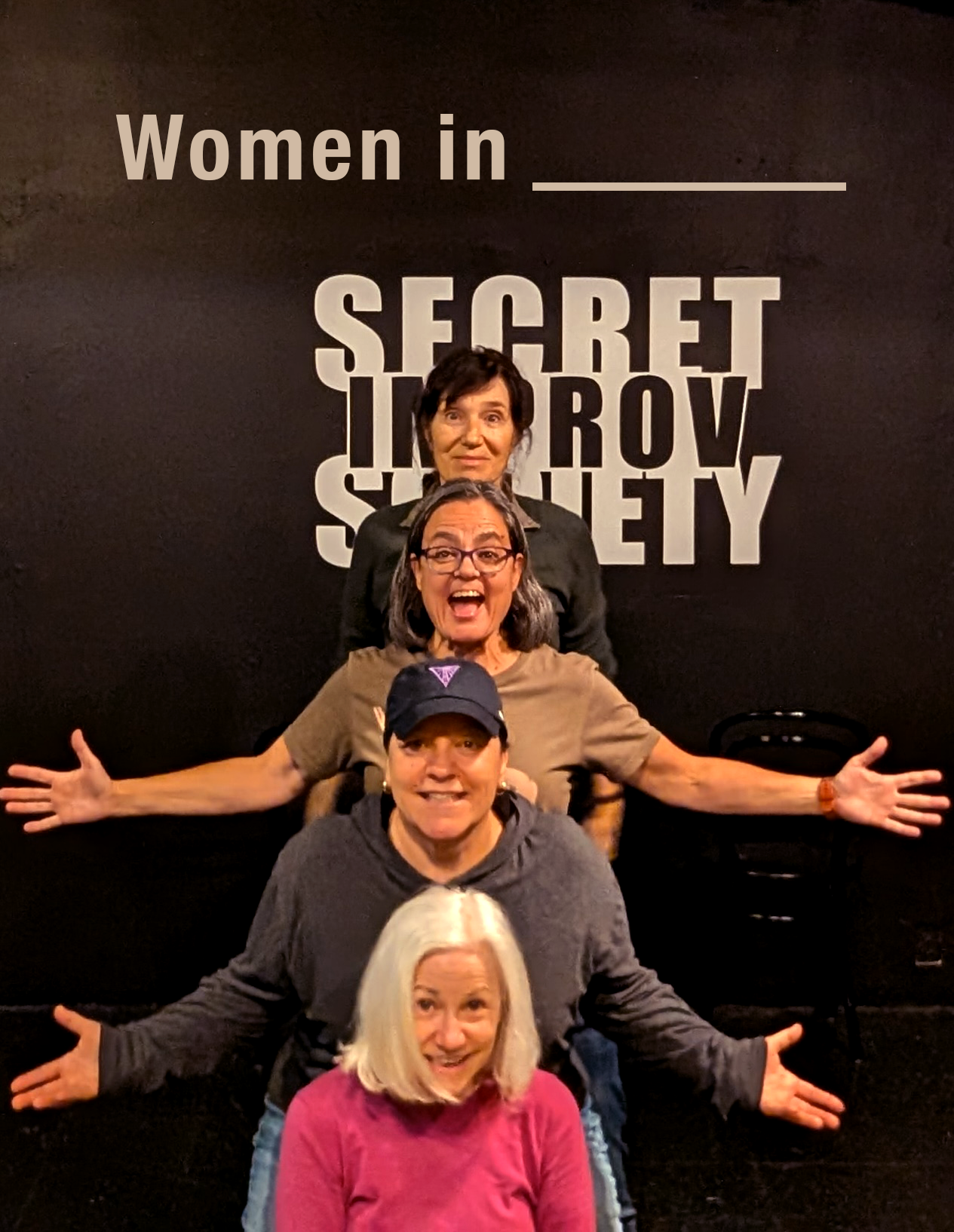 Women in _______ promotional artwork